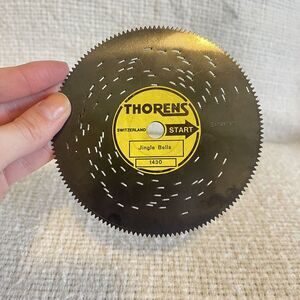 Thorens Switzerland 4 1/2" Disc Classic‎ Christmas Music #1430 Jingle Bells